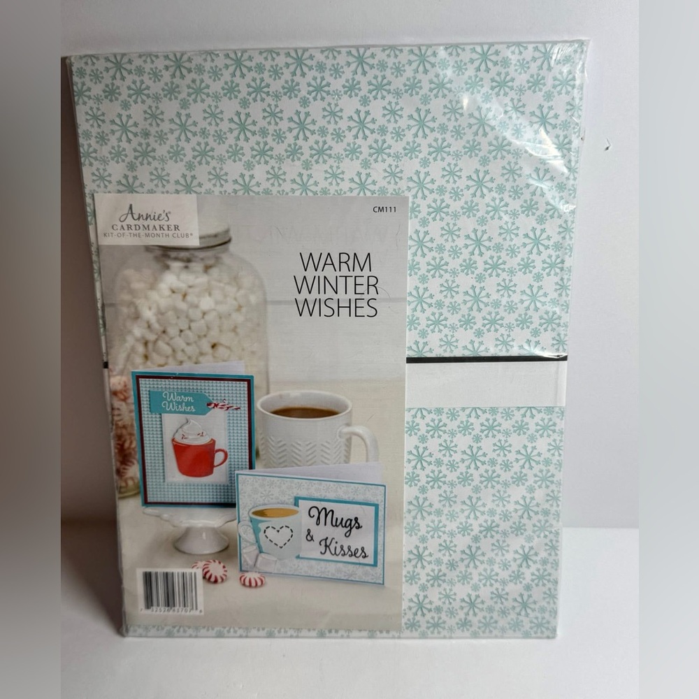 Annie Cardmaker Warm Winter Wishes Kit -‎ Blue and White